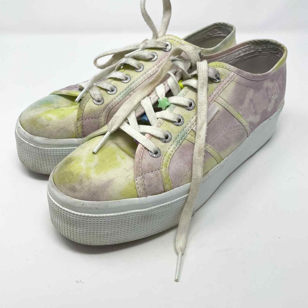 SUPERGA Tie Dye Platform Sneakers